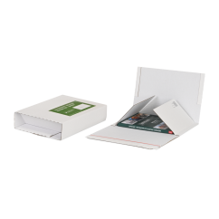 Emballage pour livres / étui croix  MECAWELL® STRONG en carton blanc