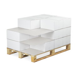 Plaque intercalaire pour palettes en carton compact