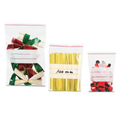 Sachet à fermeture à pression MECAFERM® 50 µm avec zones d'écriture