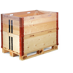 Sac à soufflets latéraux pour cadres de palette