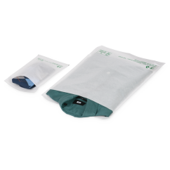 Sachet plat en papier cristal avec fermeture adhésive