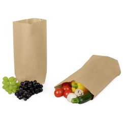 Sac à fond croisé brun