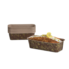 Moule à gâteau jetable rectangulaire avec décor