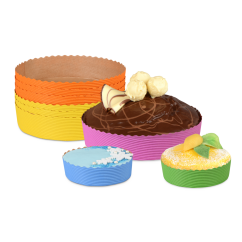 Moule à gâteau jetable rond COULEUR