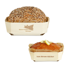 Moule en bois  avec papier sulfurisé