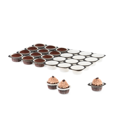 Plateau à muffins avec 24 moules
