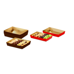 Petits fours boîte conique, lisse