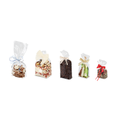 Sachet à fond plat en OPPA avec protection longue durée de l'arôme