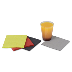 Serviette en ouate de cellulose colorée 24x24 cm, 1/4-pli