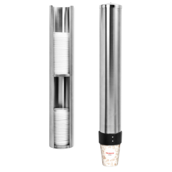 Distributeur de gobelets & de couvercles en acier inoxydable