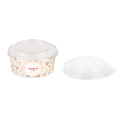 Couvercle PET pour bol à salad «FRISCH & fein»