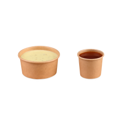 Pot à sauce en carton