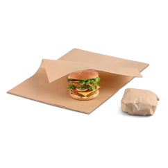 Papier brun pour hamburgers