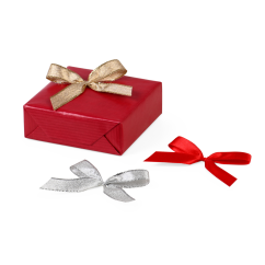 Forme de noeud avec point autocollant