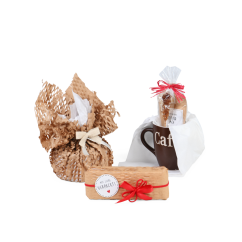 Papier cadeau en nid d’abeille «Honeycomb» MECAWRAP