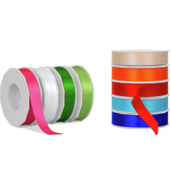 Ruban cadeau en satin 25 mm