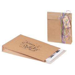 Pochette cadeau de papier kraft