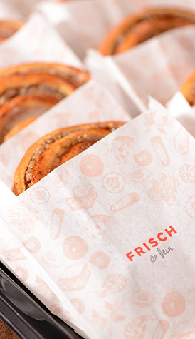 L'assortiment d'emballages « FRISCH & fein »