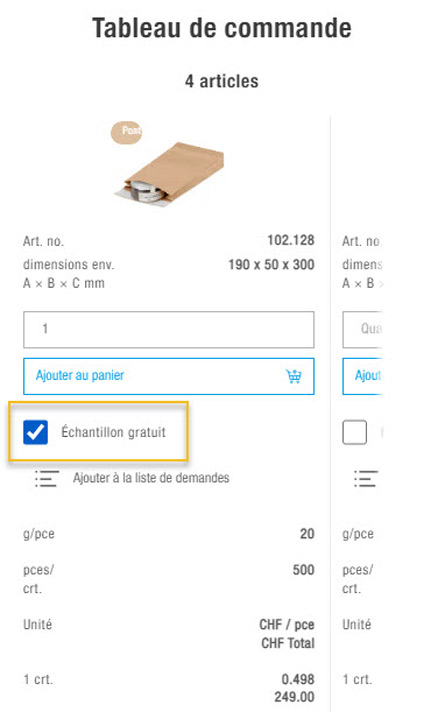 le tableau de commande