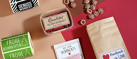 Étiquettes à motifs 