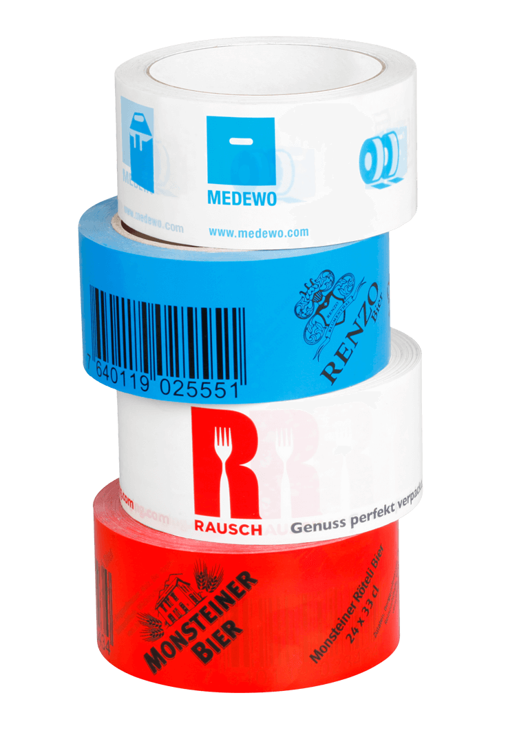 Rubans adhésifs imprimés avec votre logo