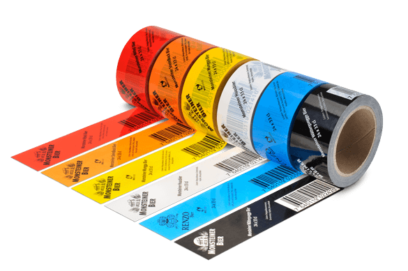 Impression de ruban adhésif en PVC