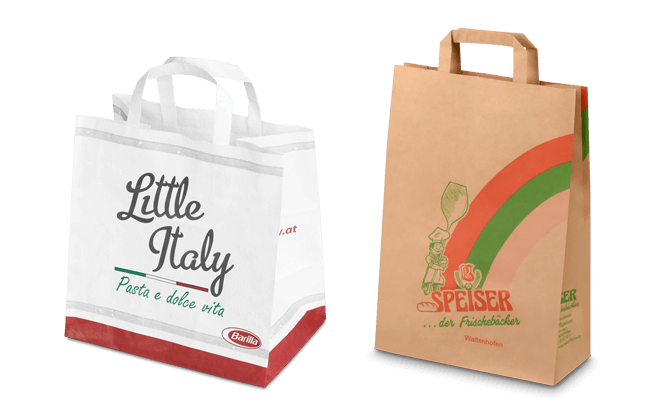 sac en papier de Little Italy et Speiser