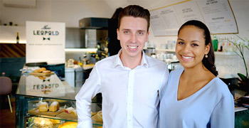 Gesch&auml;ftsf&uuml;hrung des Kaffehaus Leopold