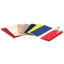 Pochettes à couverts & serviettes