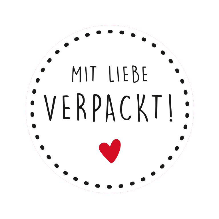 Étiquettes à motifs «Mit Liebe verpackt» Étiquettes à motifs «Mit Liebe verpackt»