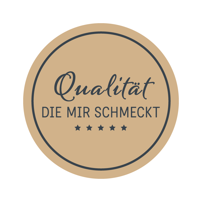 Étiquettes à motifs «Qualität die mir schmeckt» Étiquettes à motifs «Qualität die mir schmeckt»