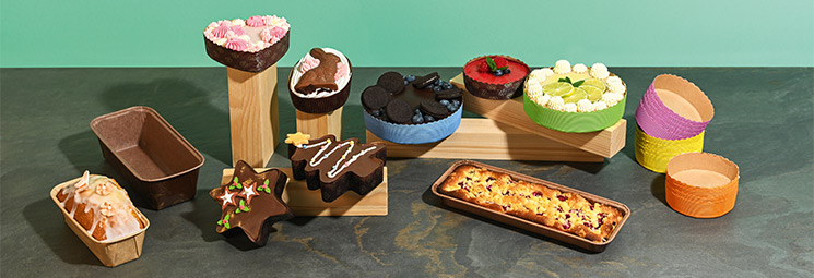 Moules de cuisson jetables