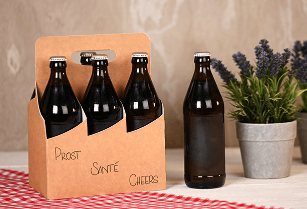 Flaschentragekarton für den angenehmen Transport