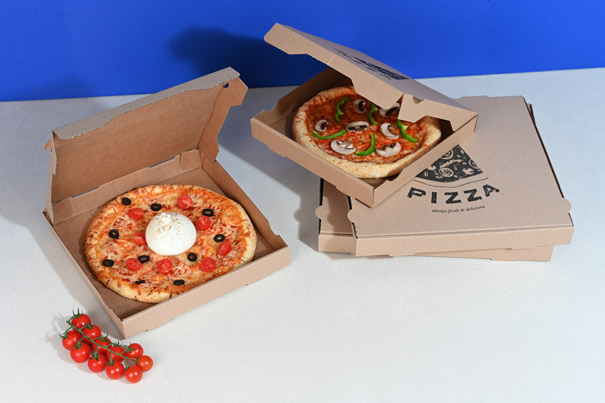 Pizzas en cartons