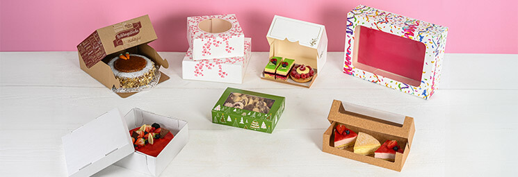 Boîtes pour gâteaux & emballages pour pâtisseries