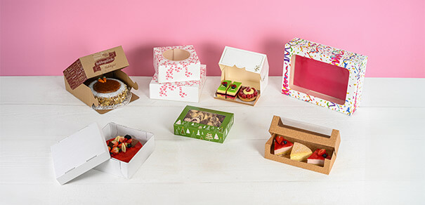 Boîtes pour gâteaux & emballages pour pâtisseries