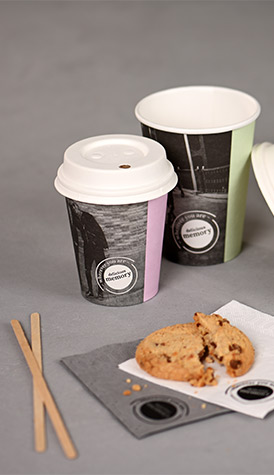 Gobelets à emporter et accessoires