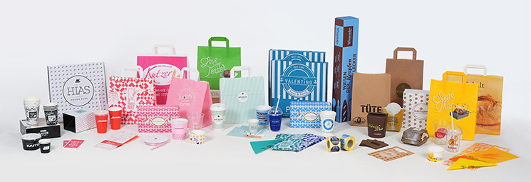 Emballages imprimés et personnalisés pour boulangers, pâtissiers et cafés