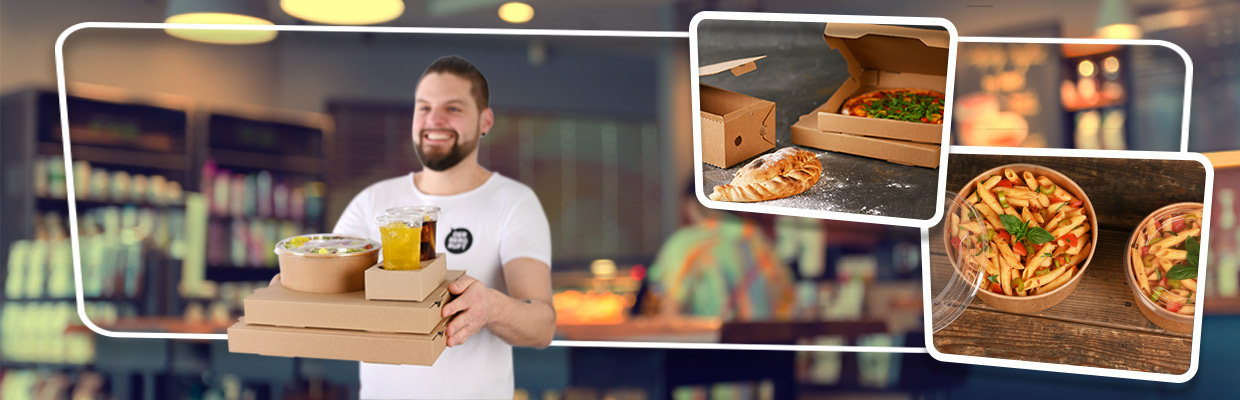 Emballages pour service de livraison & take-away