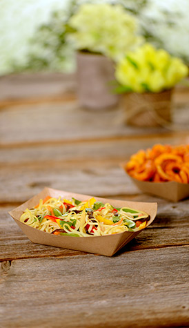 Snackschale aus Karton Snackschale aus Karton