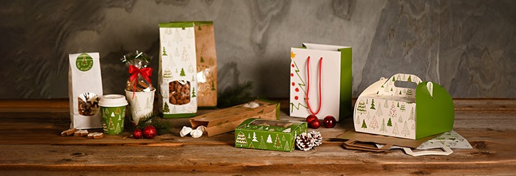 Die Produkte der Verpackungslinie WALDWEIHNACHT