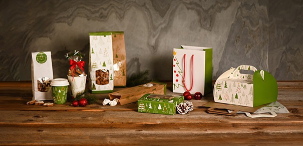 Die Produkte der Verpackungslinie WALDWEIHNACHT