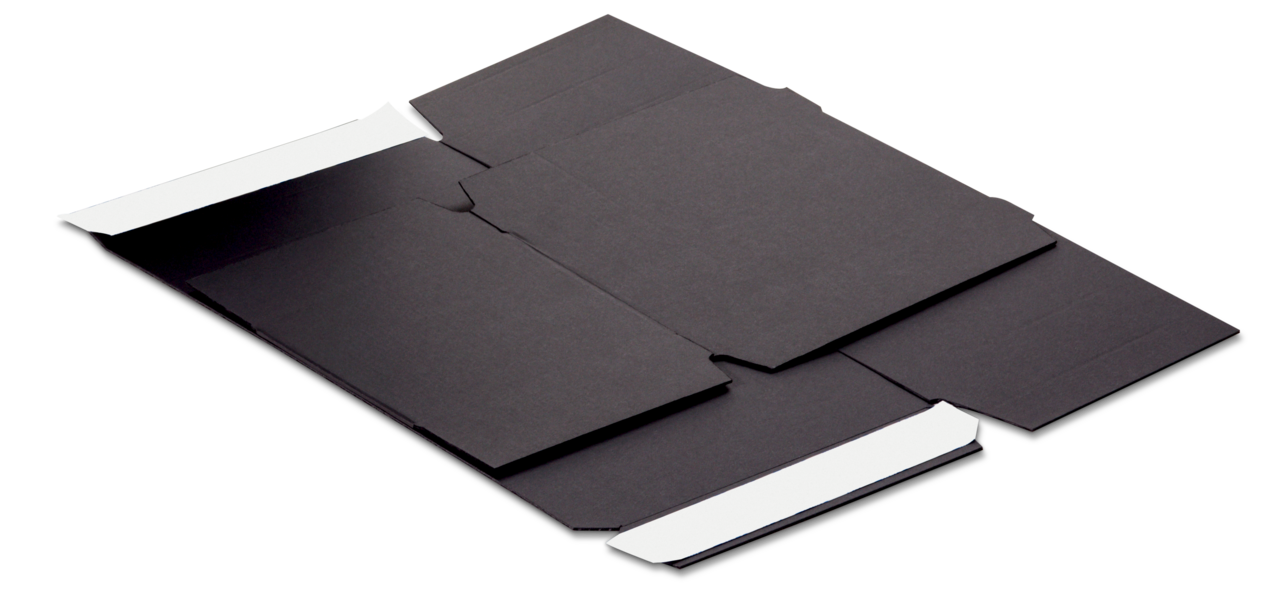 Versandkarton schwarz mit SK-Verschluss FULL BLACK