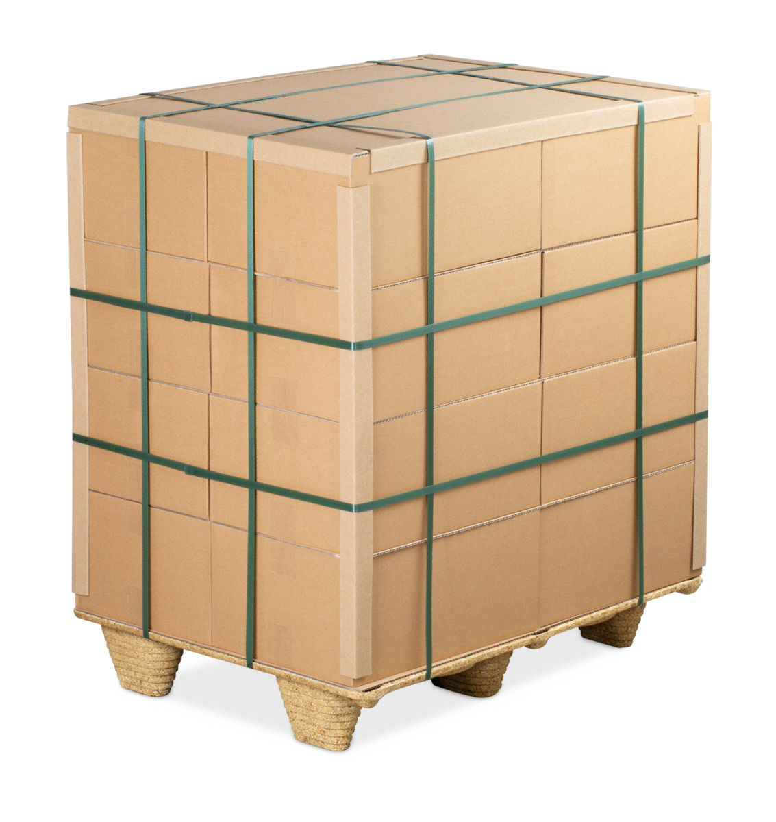 Palettenzwischenlage aus Wellkarton 