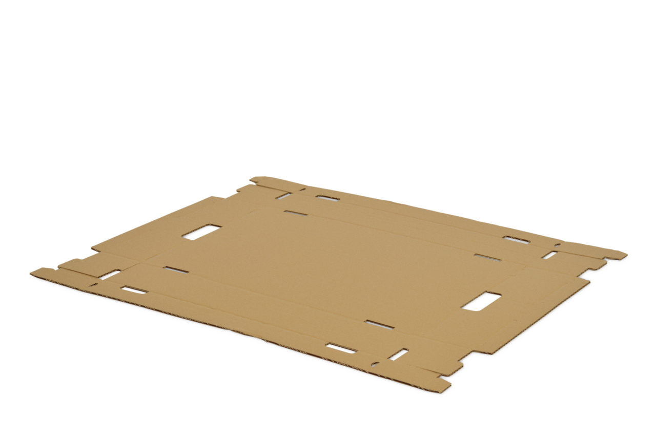 flach angeliefert – spart Lagerplatz