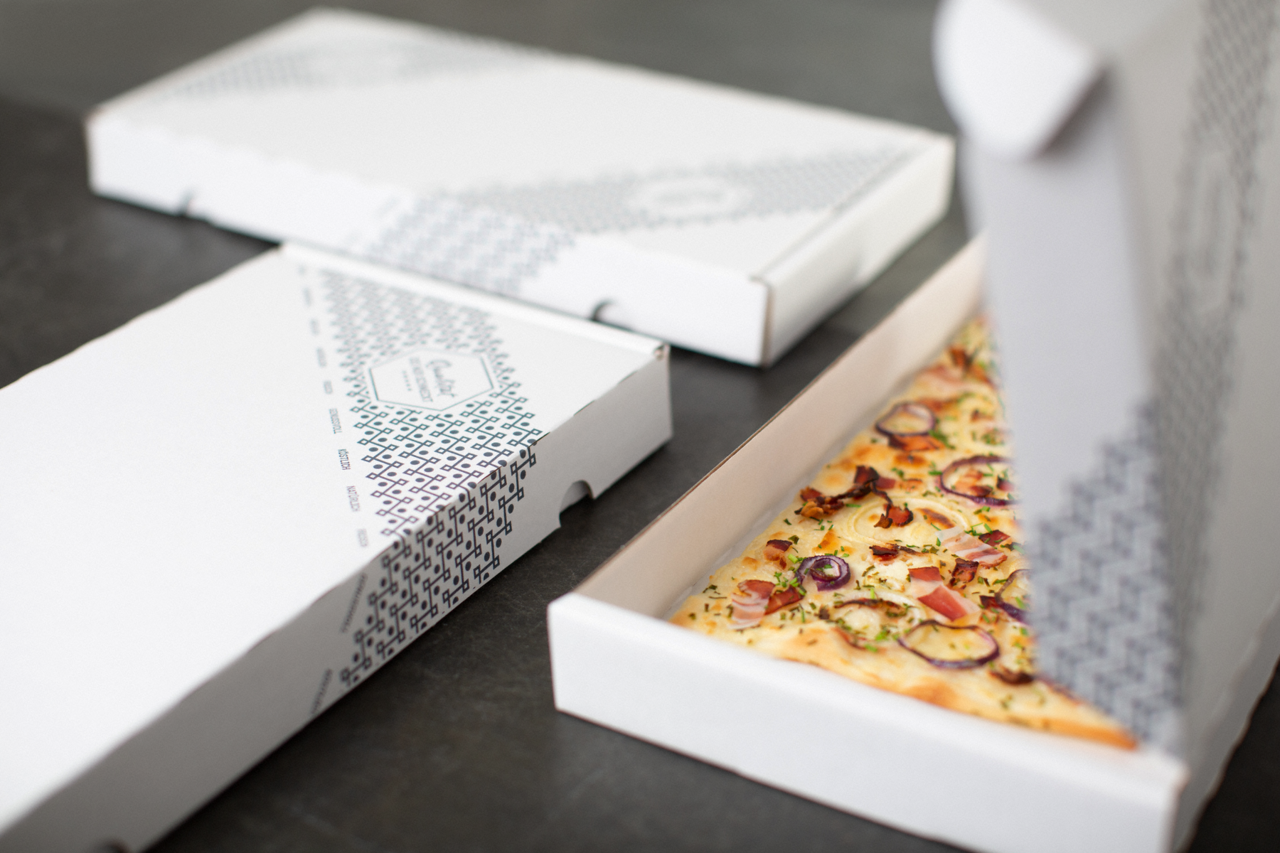 Flammkuchen-Verpackung «Genuss»