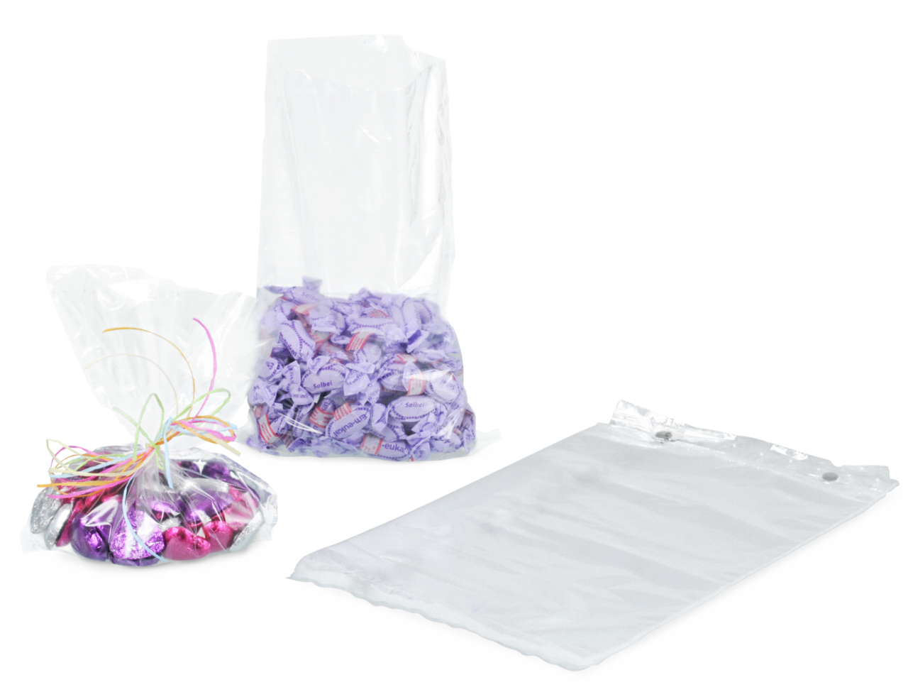 Flachbeutel aus LDPE geblockt