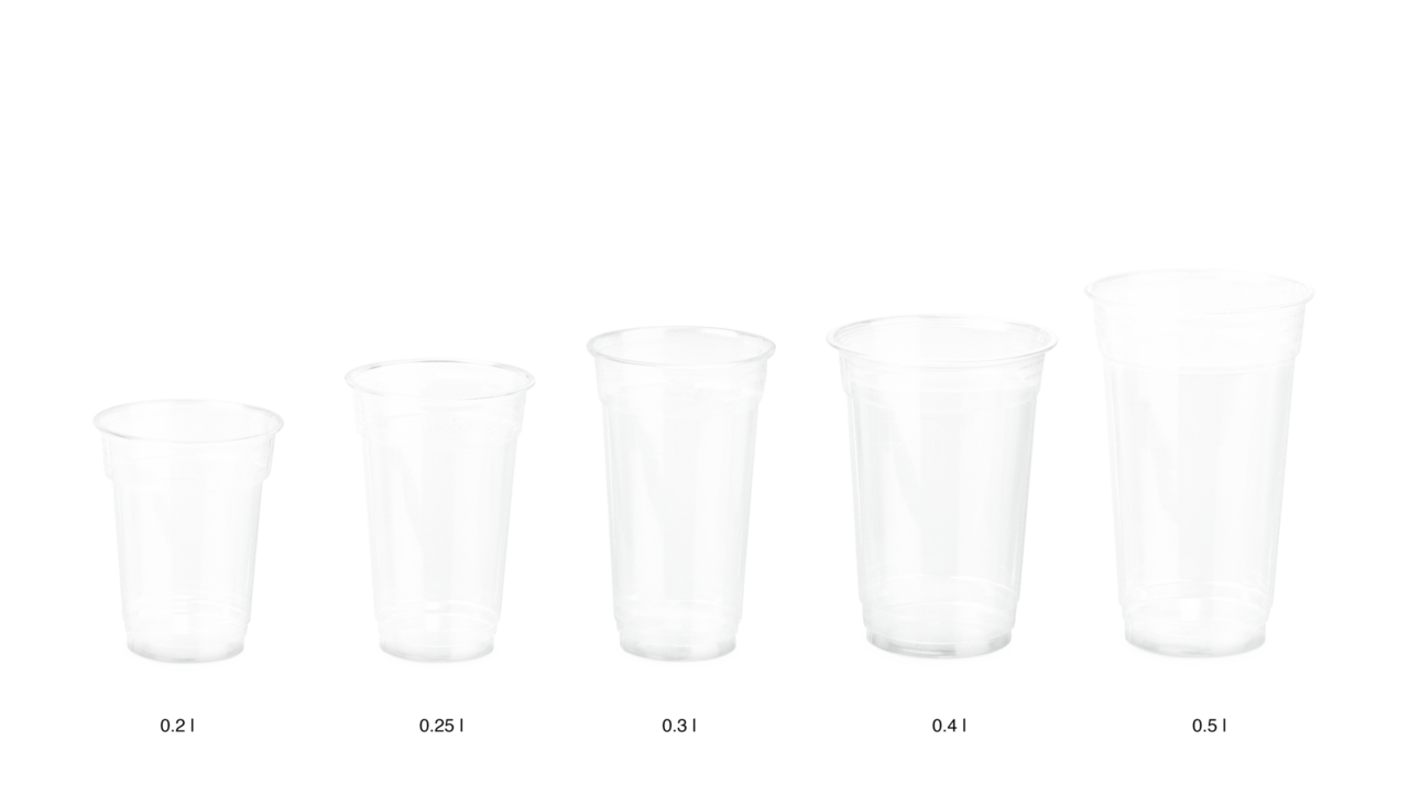 Ausschank-Becher aus rPET