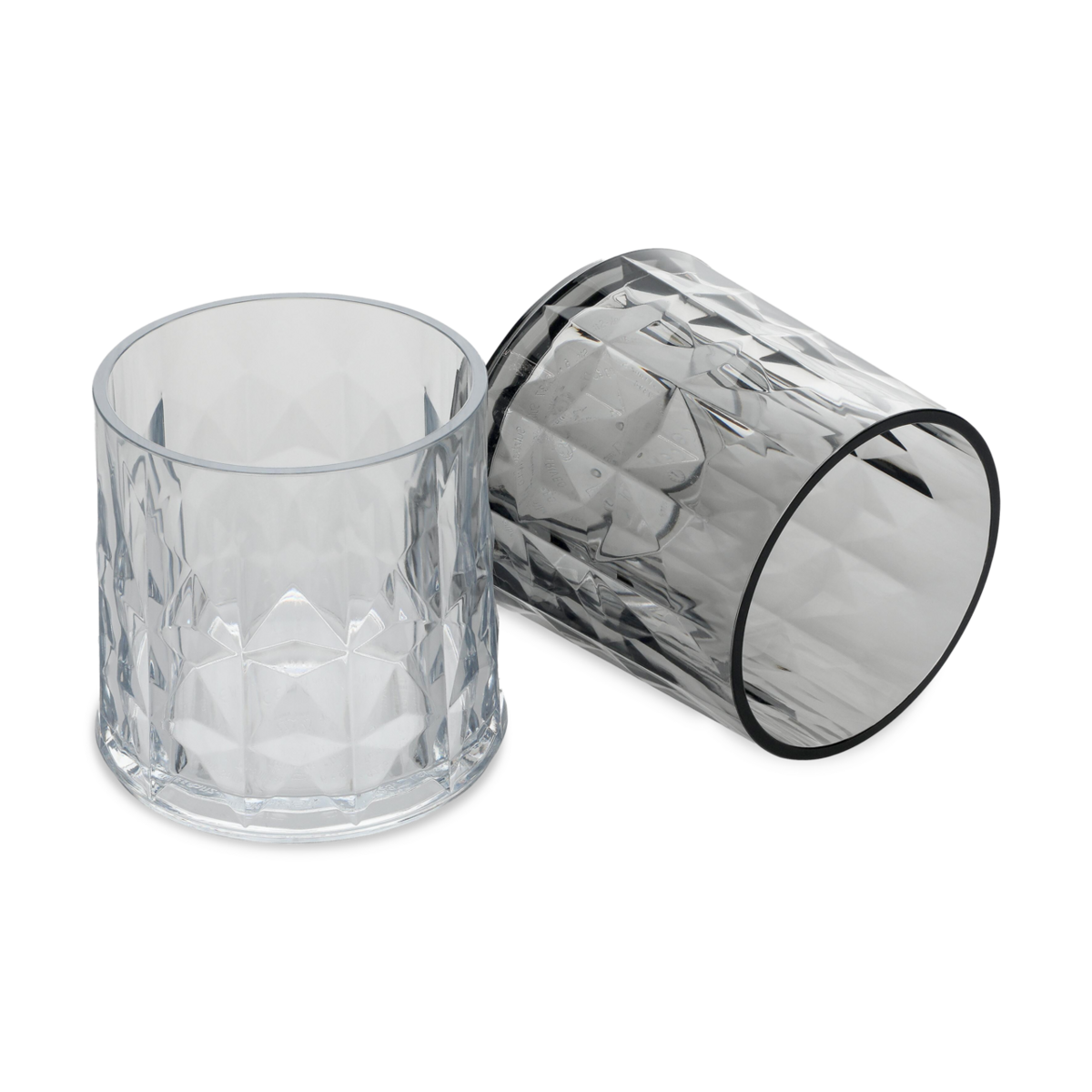 Tumbler Tritan Glas TRIVEO, bruchsicher mit Eichstrich