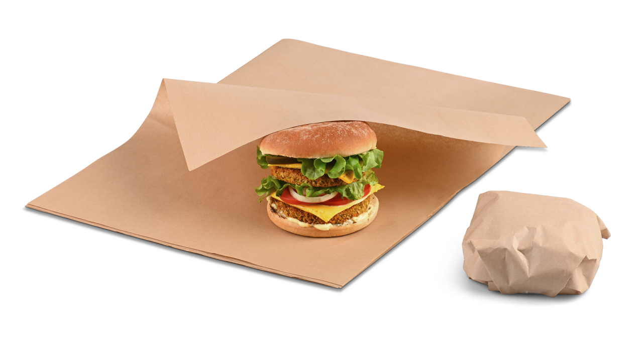 Burger Papier braun 